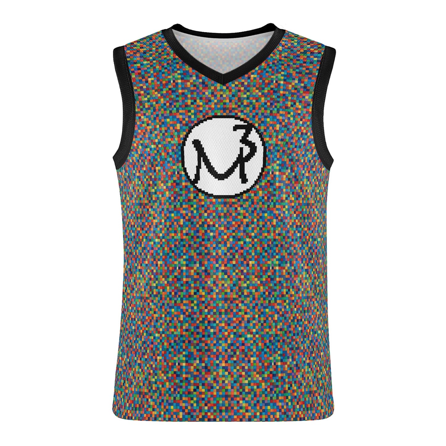 MP3bbALL ピクセル バスケットボール ジャージ