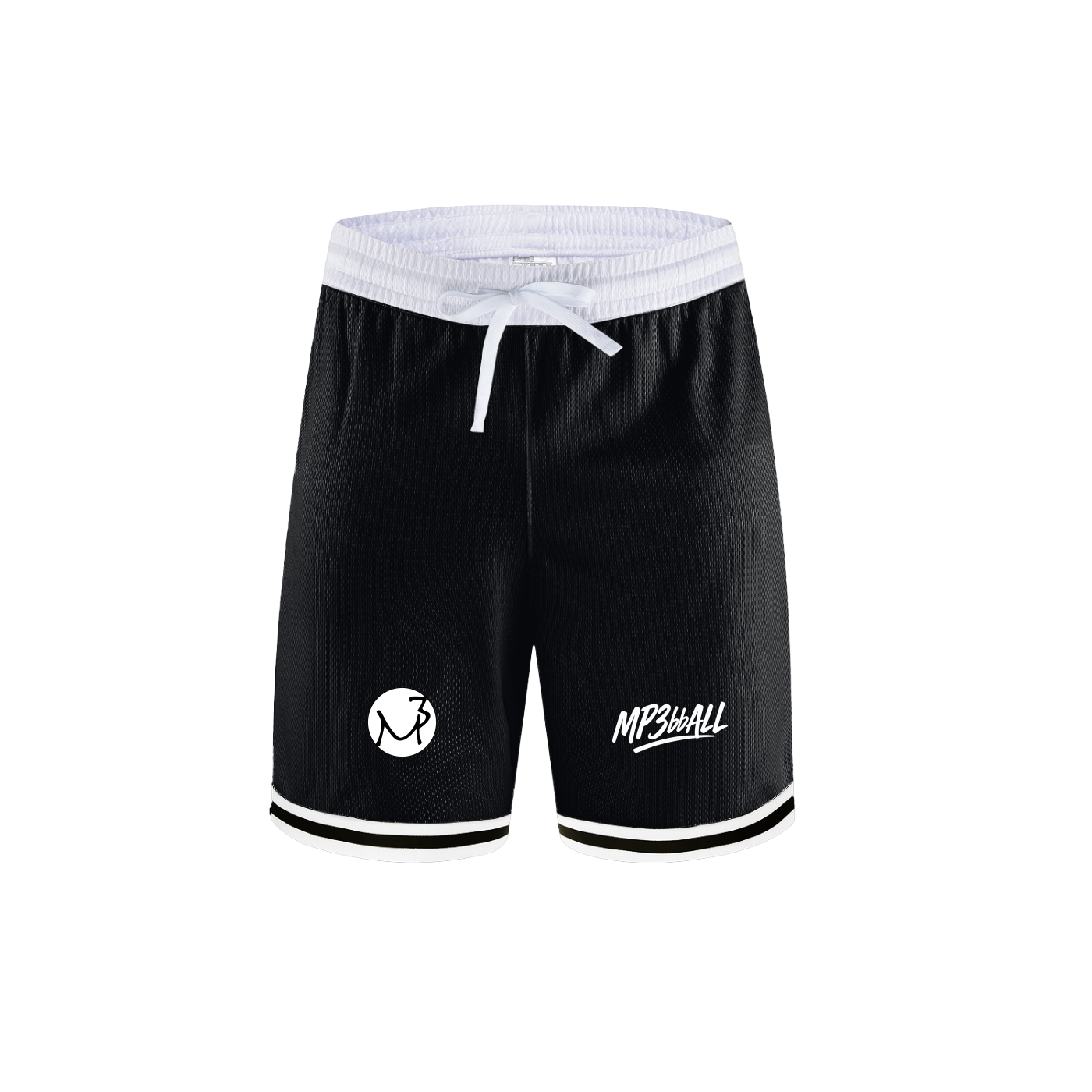 MP3bbALL Crest Stripe Shorts