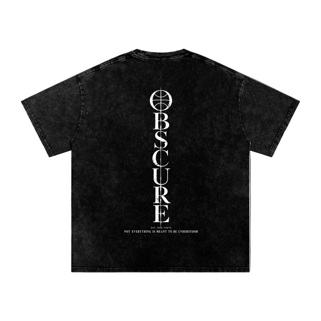 OBSCURE — Washed Oversized Tee