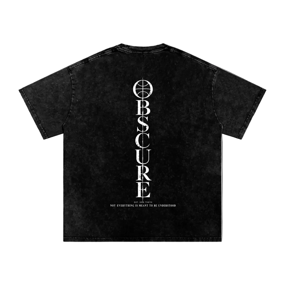 OBSCURE — Washed Oversized Tee