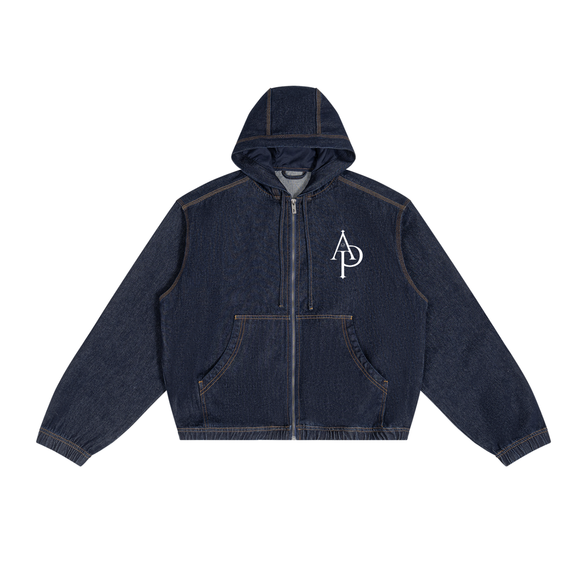AFTER PRACTICE  Denim Zip Hoodie