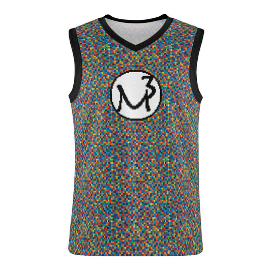 MP3bbALL Pixel Basketball Jersey