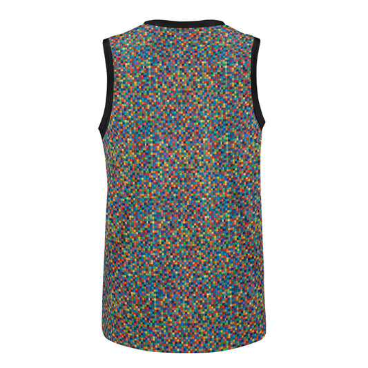 MP3bbALL Pixel Basketball Jersey