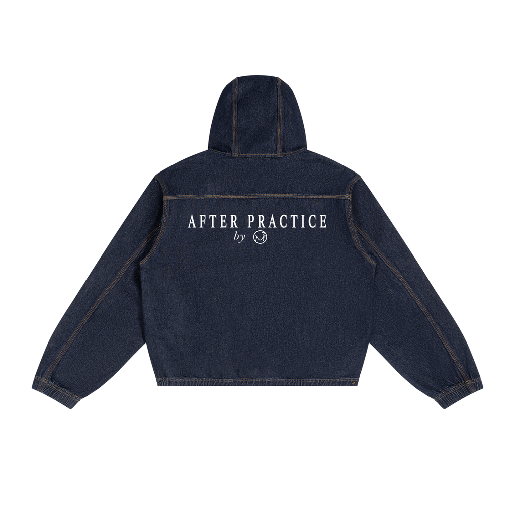 AFTER PRACTICE  Denim Zip Hoodie