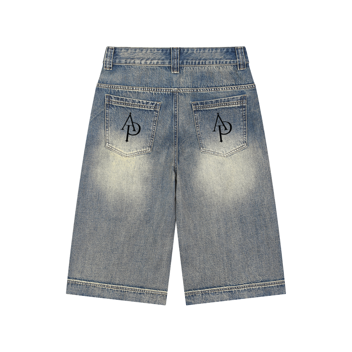 After Practice Vintage Baggy Denim Shorts