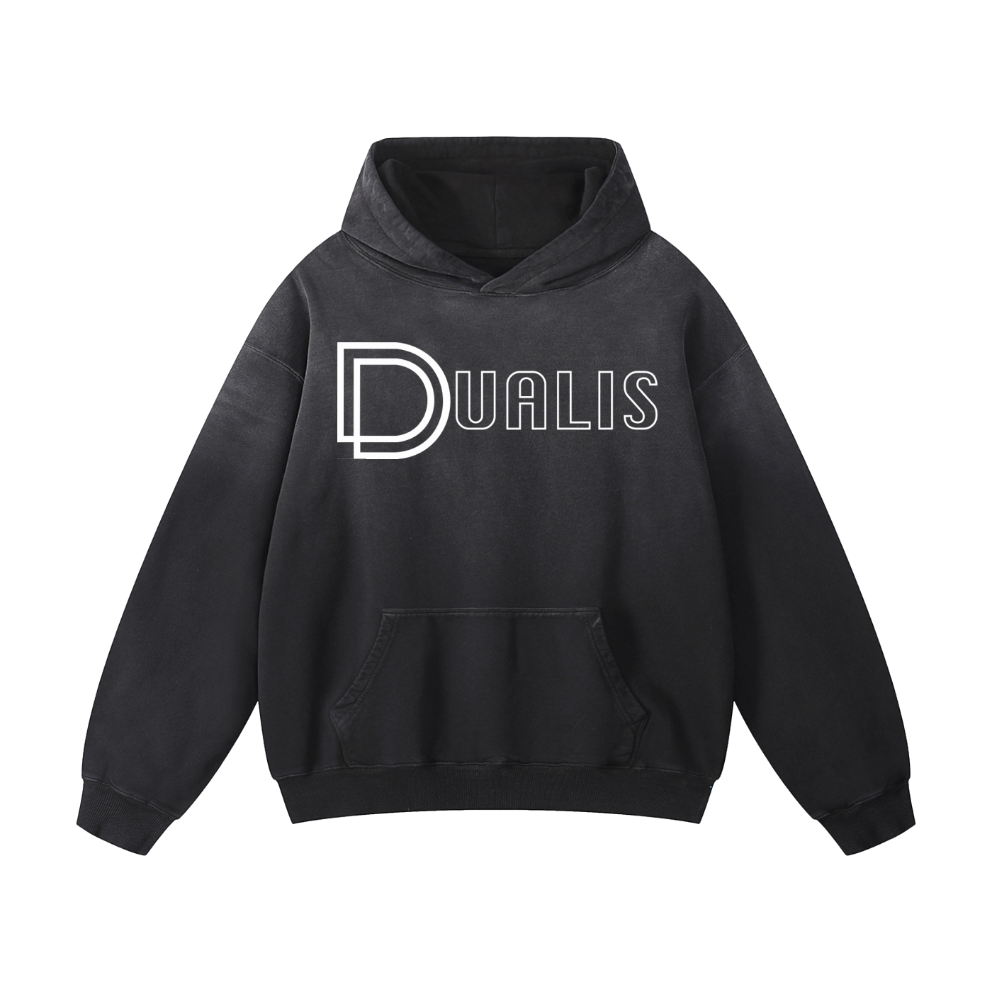 DUALIS ヘビーウェイト ワードマーク パーカー