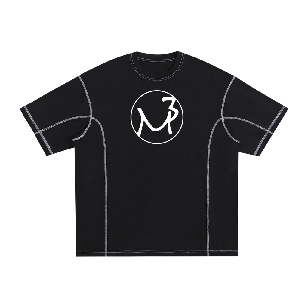 MP3バスケットボール コントラストステッチ ロゴTシャツ