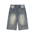 After Practice Vintage Baggy Denim Shorts