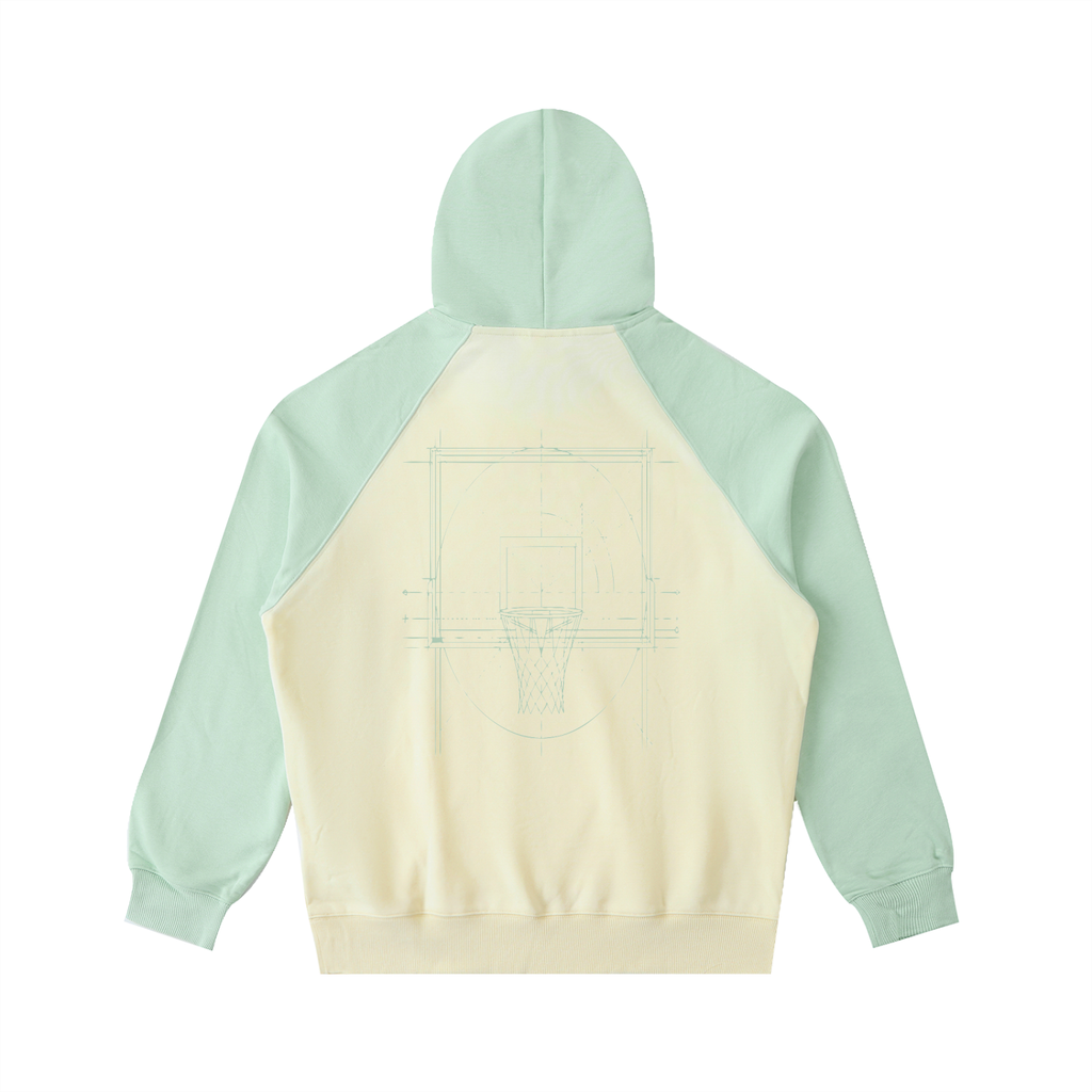 MP3bbALL Blueprint Raglan Hoodie