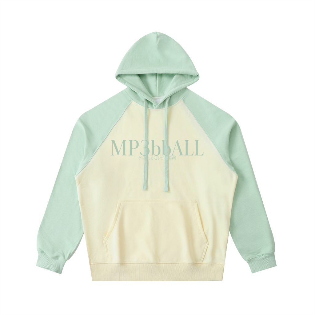 MP3bbALL Blueprint Raglan Hoodie