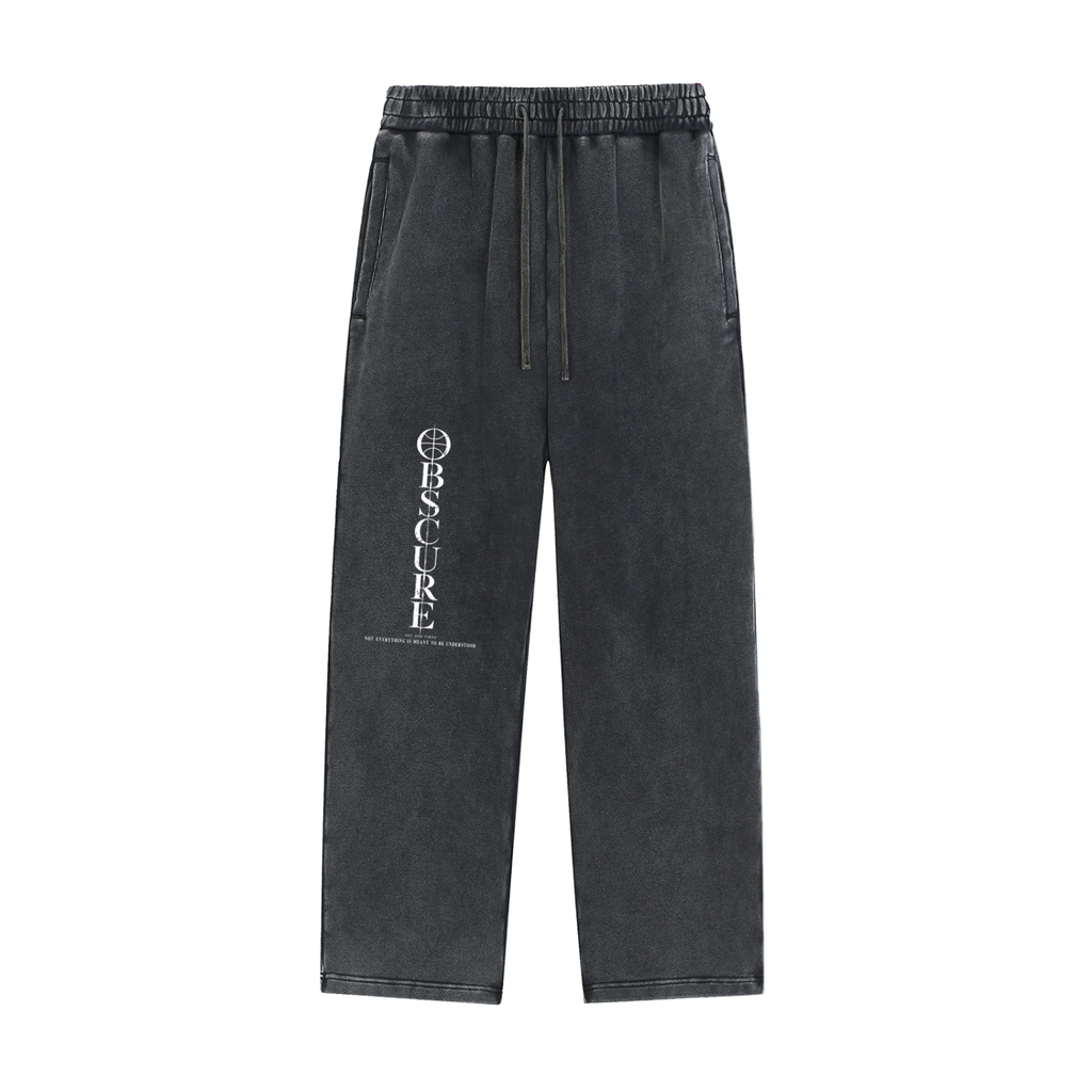 OBSCURE — Washed Straight-Leg Pants