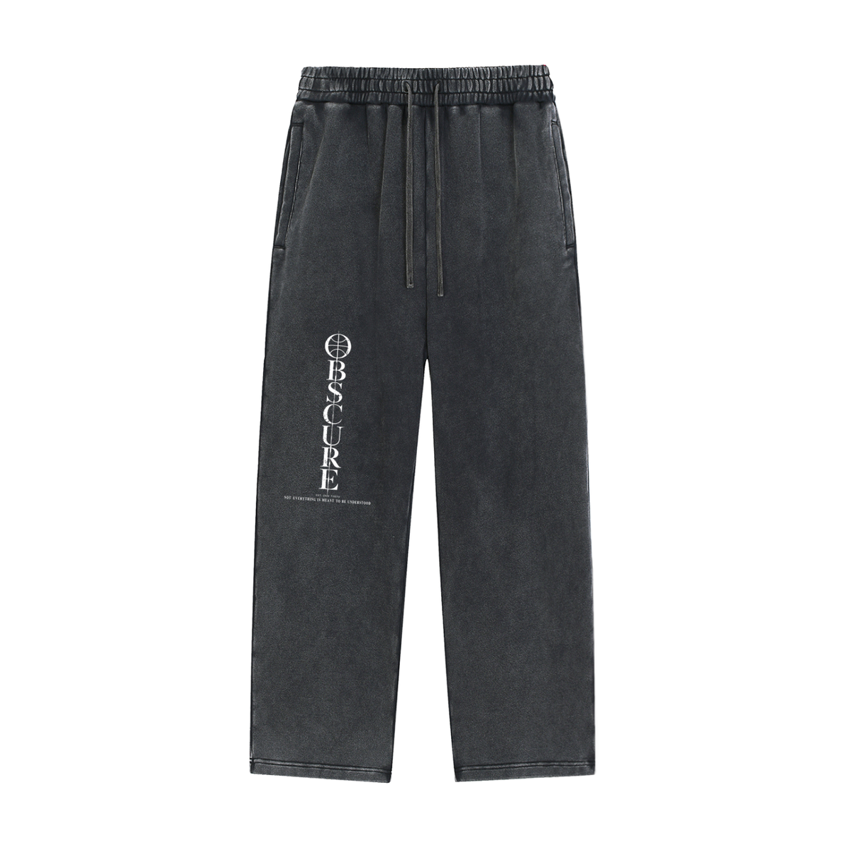 OBSCURE — Washed Straight-Leg Pants