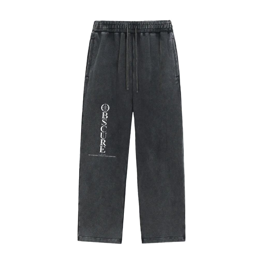 OBSCURE — Washed Straight-Leg Pants
