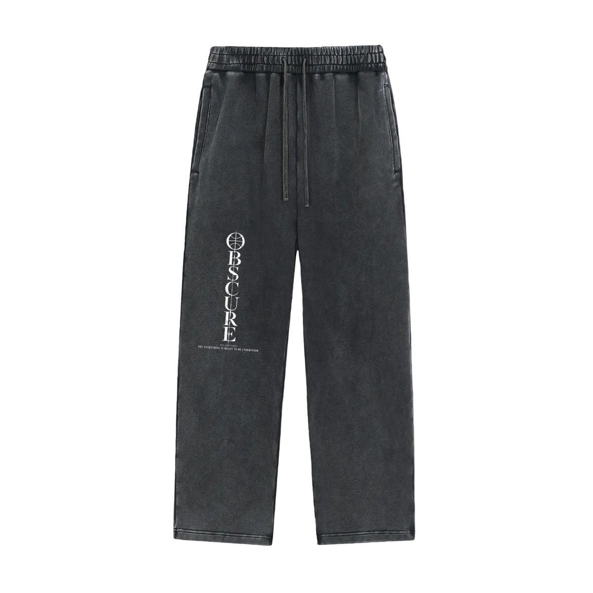 OBSCURE — Washed Straight-Leg Pants